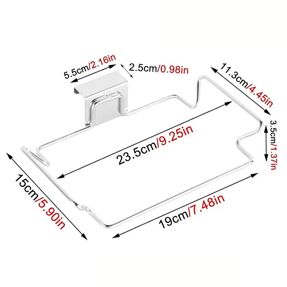 Amityra Cabinet Door Garbage Bag Holder — product image 2