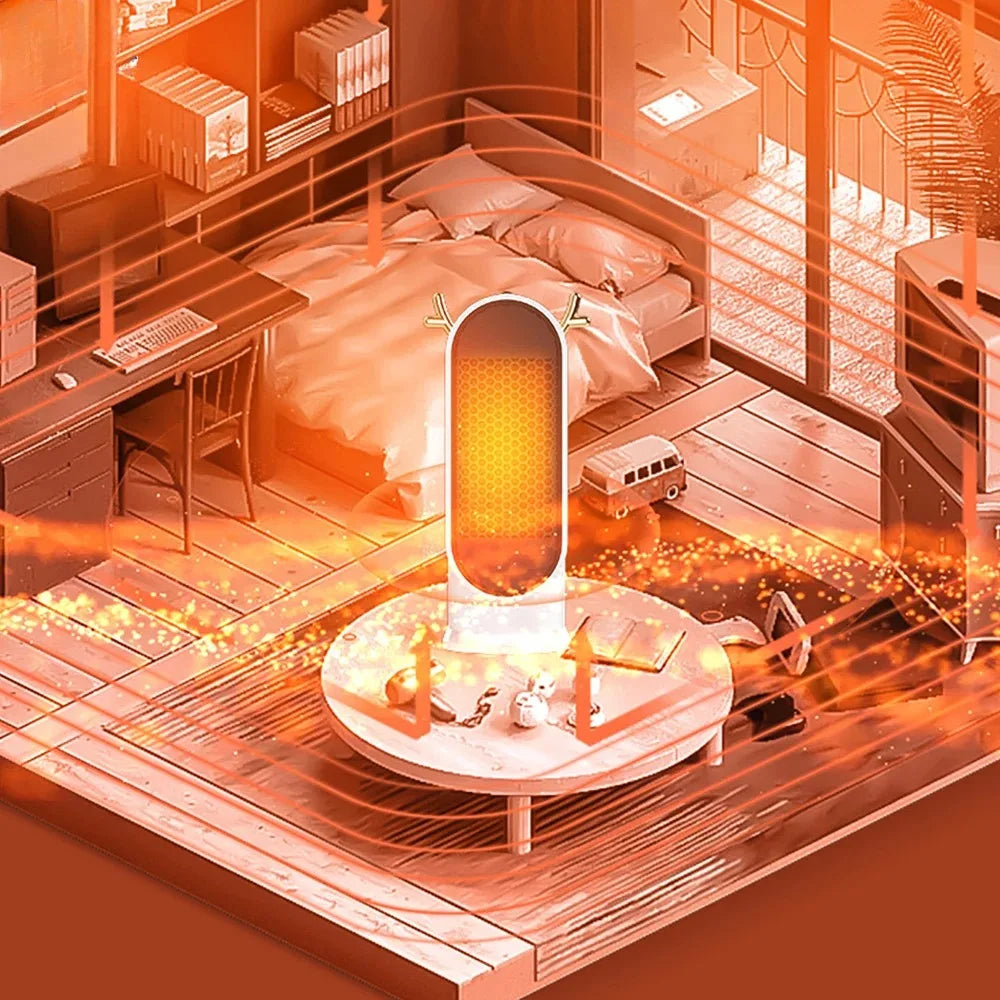 Amityra Desktop Electric Fan Heater — product image 5