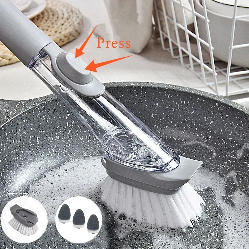 Amityra Dishwashing Brush with Dispenser — product image 1
