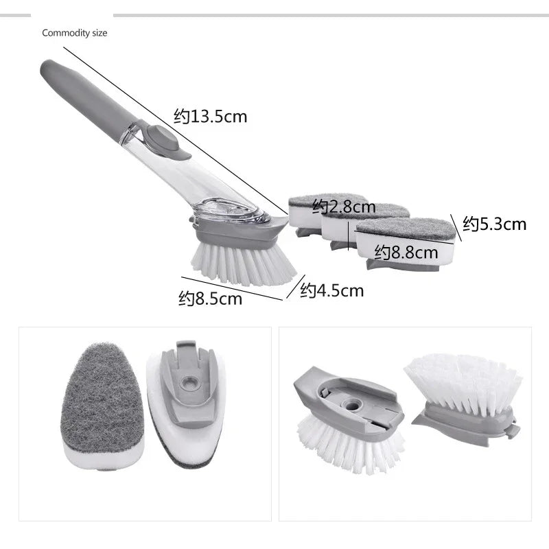 Amityra Dishwashing Brush with Dispenser — product image 6