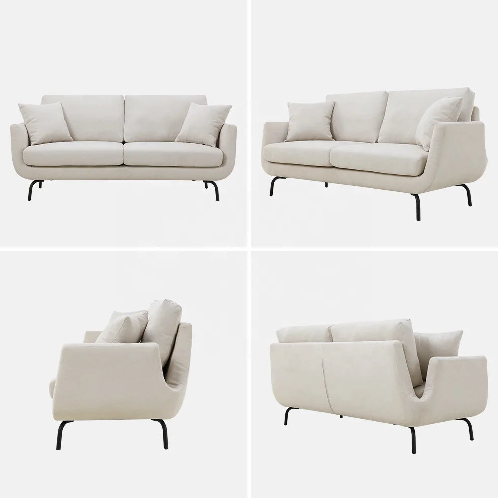 Amityra Nordic-Style Two-Seater Sofa — product image 4