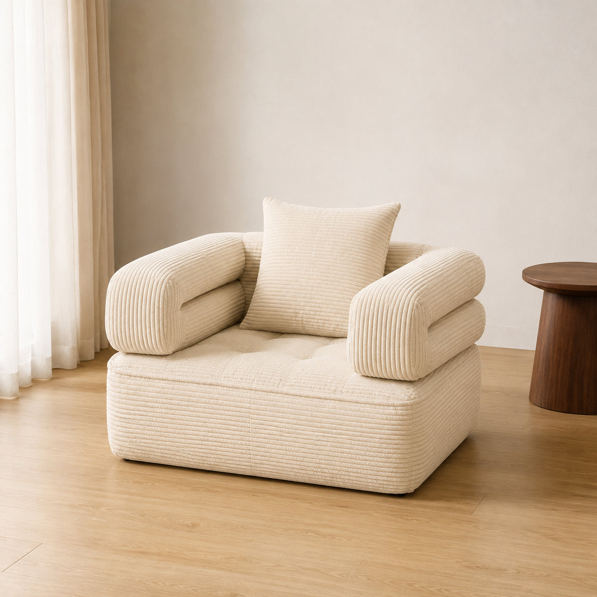 Amityra Foldable Cloud Sofa Bed — closed-comfort
