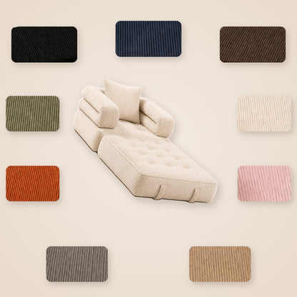Amityra Foldable Cloud Sofa Bed — nine-color-overview